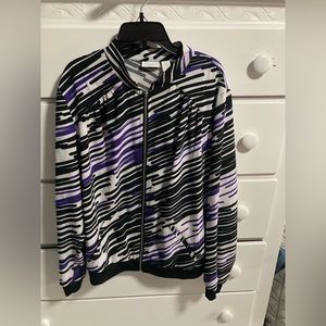 Weekends by Chico's Jacket Full Zip Lightweight Stretch Women's Size 2